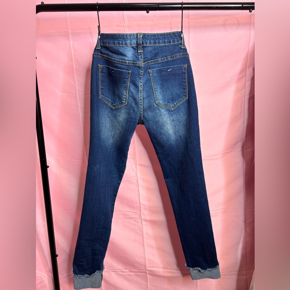 Dark Blue Denim Jeans